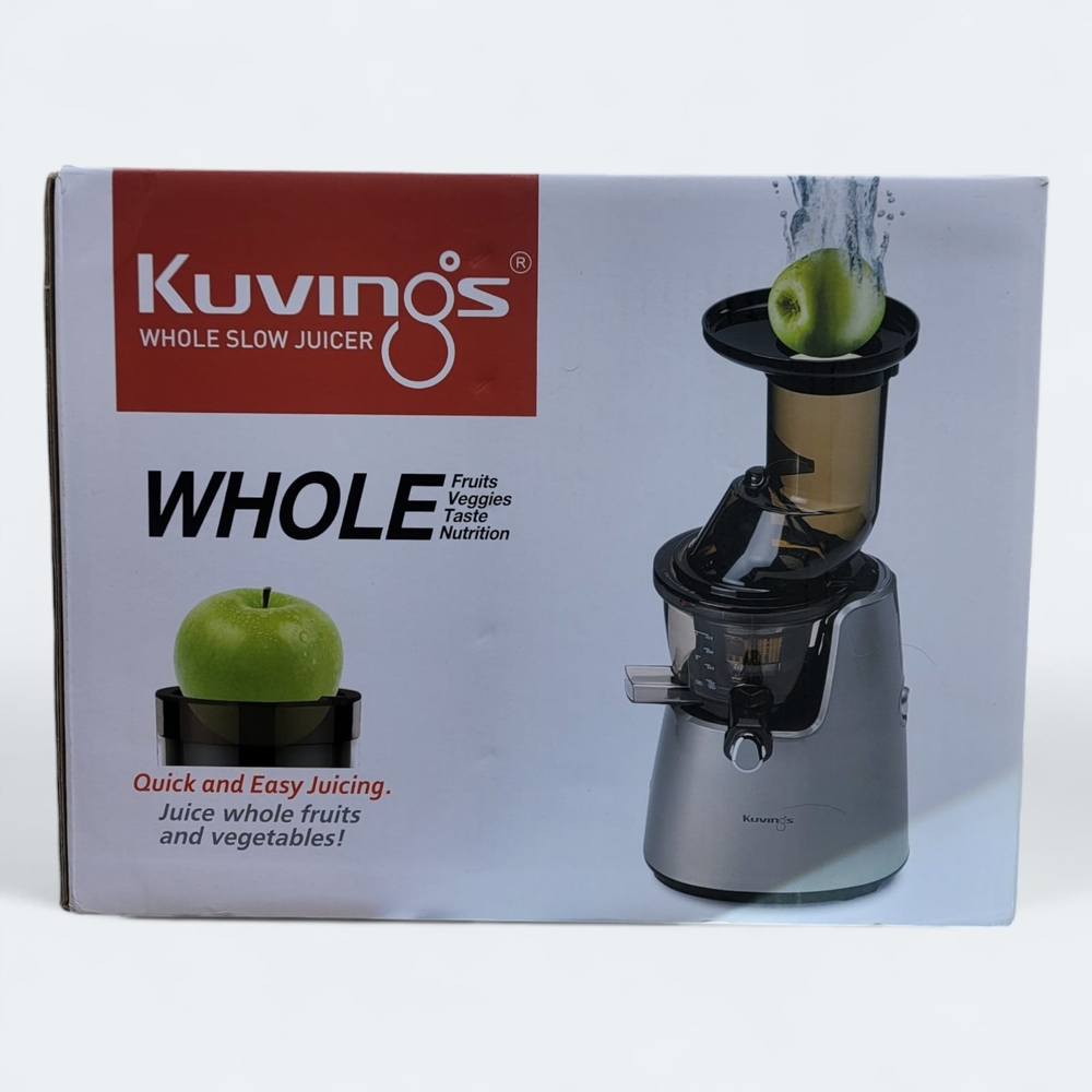Kuvings Whole Slow Juicer in Silver and Black